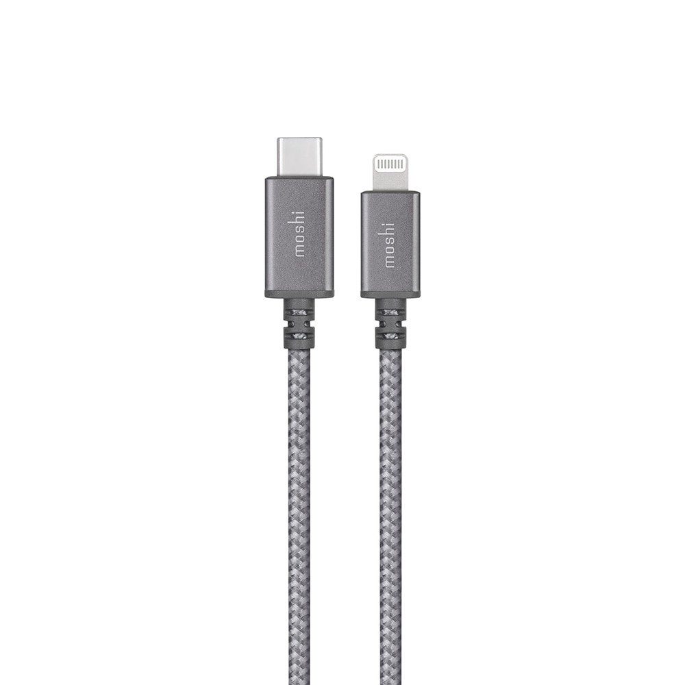 Moshi, Integra, USB-C to Lightning, Cable, 1.2m, Gray